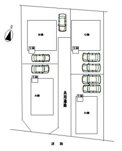 敷地延長部分を共用通路として生かした戸建賃貸土地活用事例